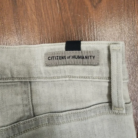 Citizens of Humanity Uber High Rise Jeans in Light Gray Size 30, LIKE NEW - Picture 4 of 14